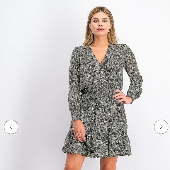 Michael Kors Floral-Print Faux-Wrap - Picture 2 of 13